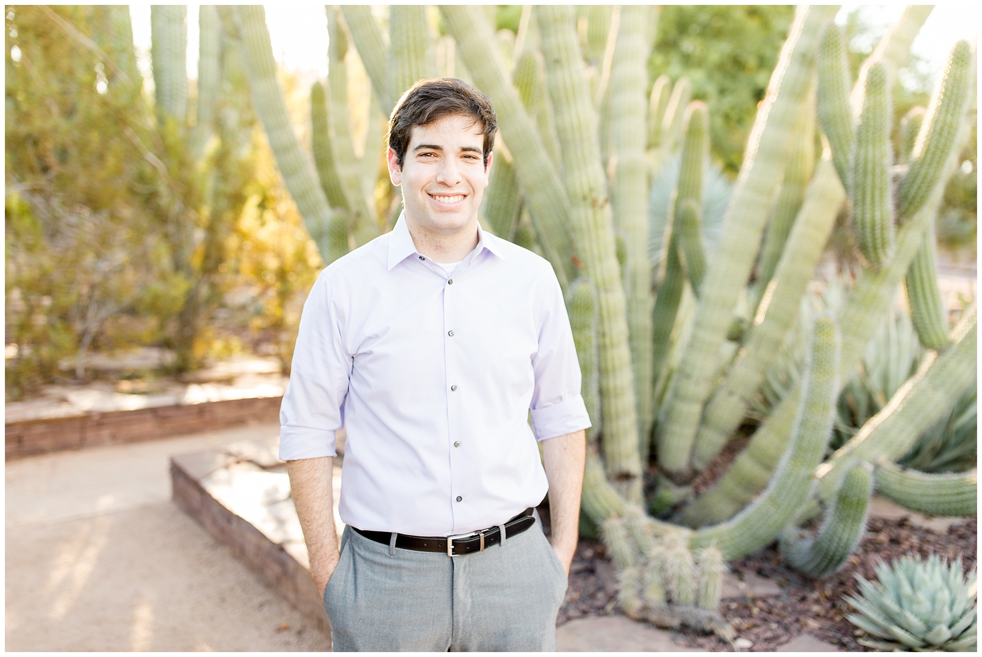 Desert Botanical Garden Engagement Session